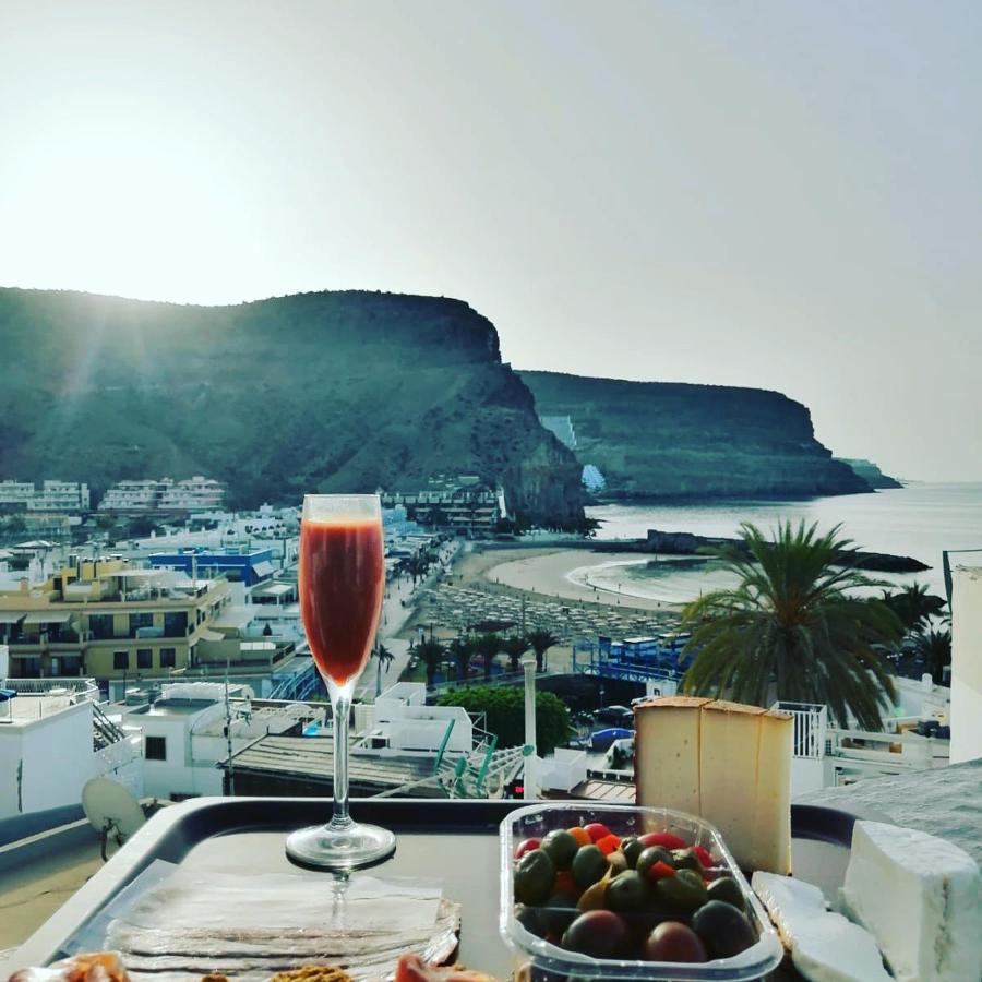 Pension Playa Puerto De Mogan Kültér fotó
