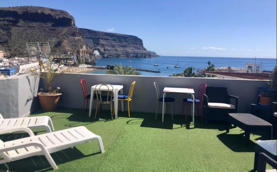Pension Playa Puerto De Mogan Kültér fotó