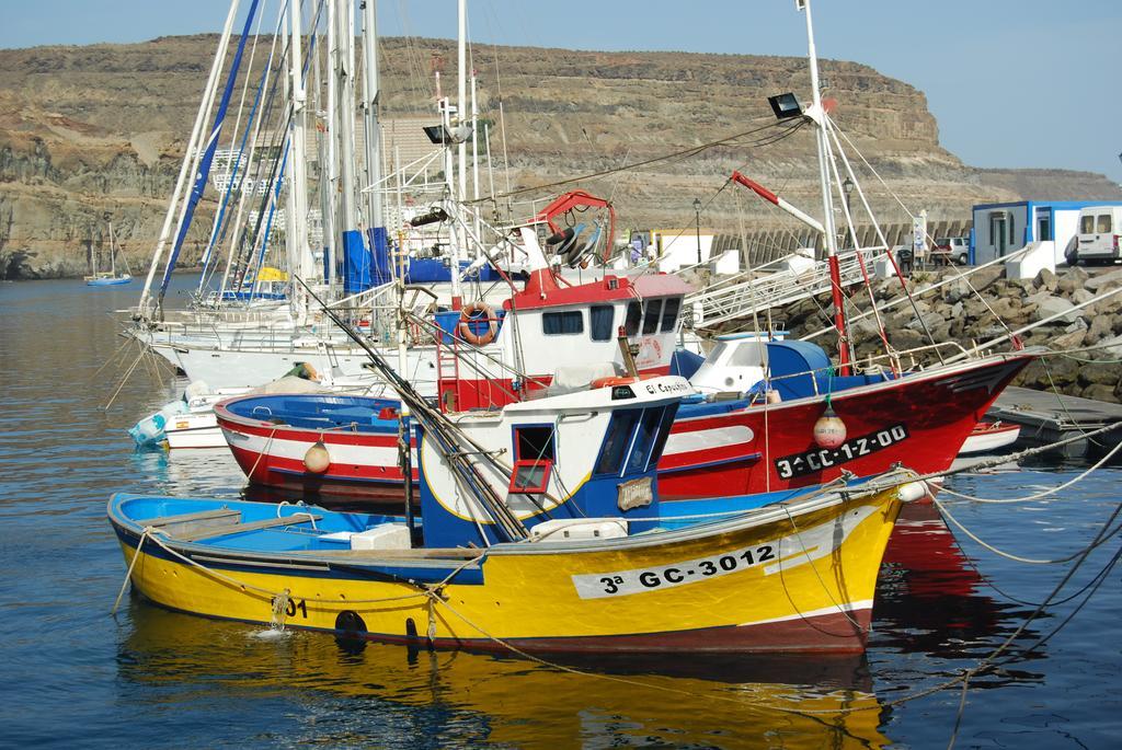 Pension Playa Puerto De Mogan Kültér fotó